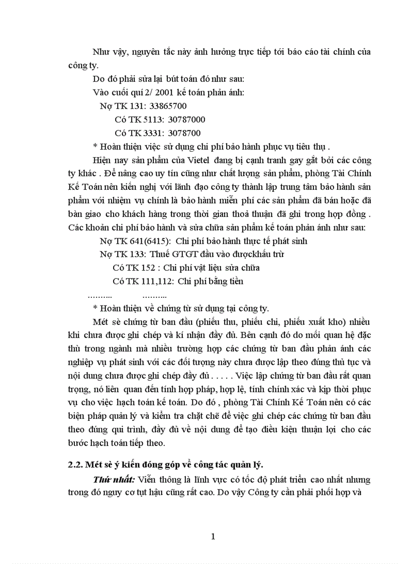 image for page Hoàn thiện hạch toán tiêu thụ và xác định kết quả tiêu thụ tại Công ty điện tử viễn thông quân đôị 1
