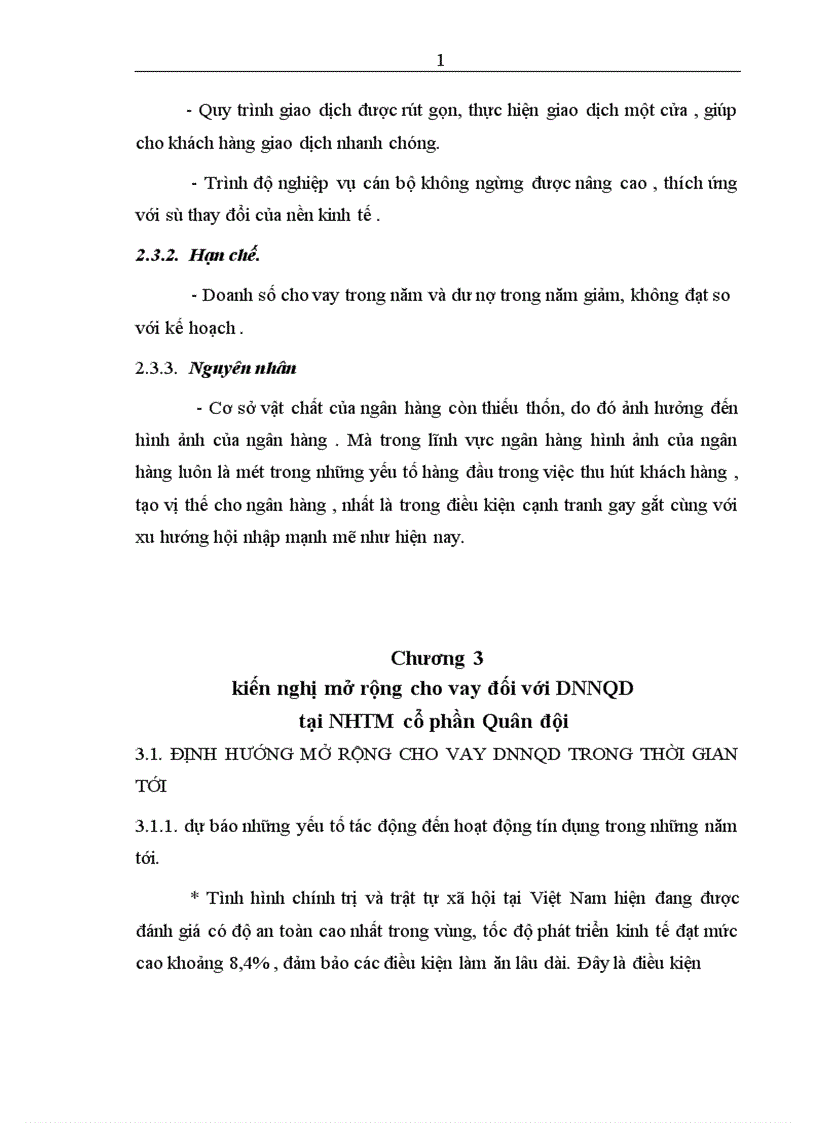 image for page Mở rộng cho vay đối với doanh nghiệp ngoài quốc doanh tại NHTM cổ phần Quân đội 1