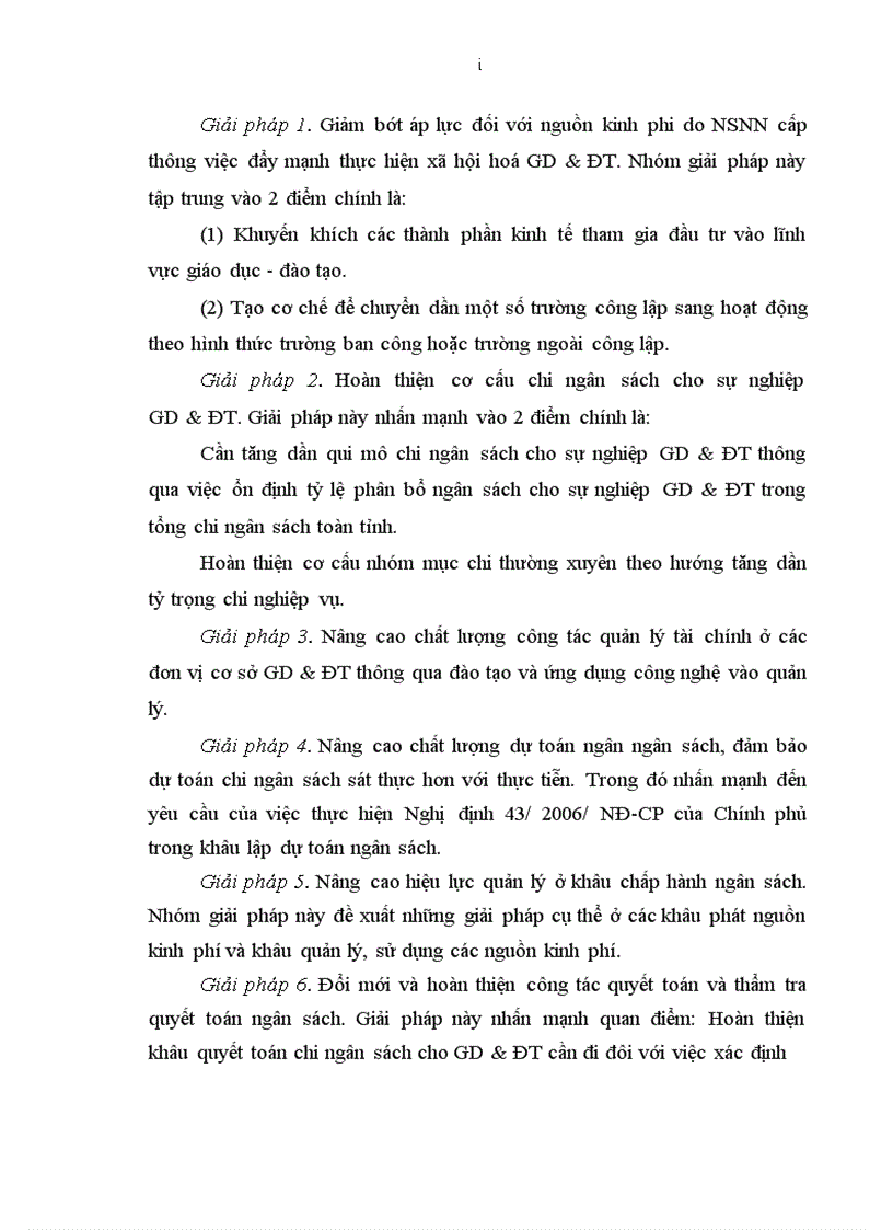 image for page Hoàn thiện công tác quản lý chi NSNN cho sự nghiệp GD ĐT tỉnh Nam Định