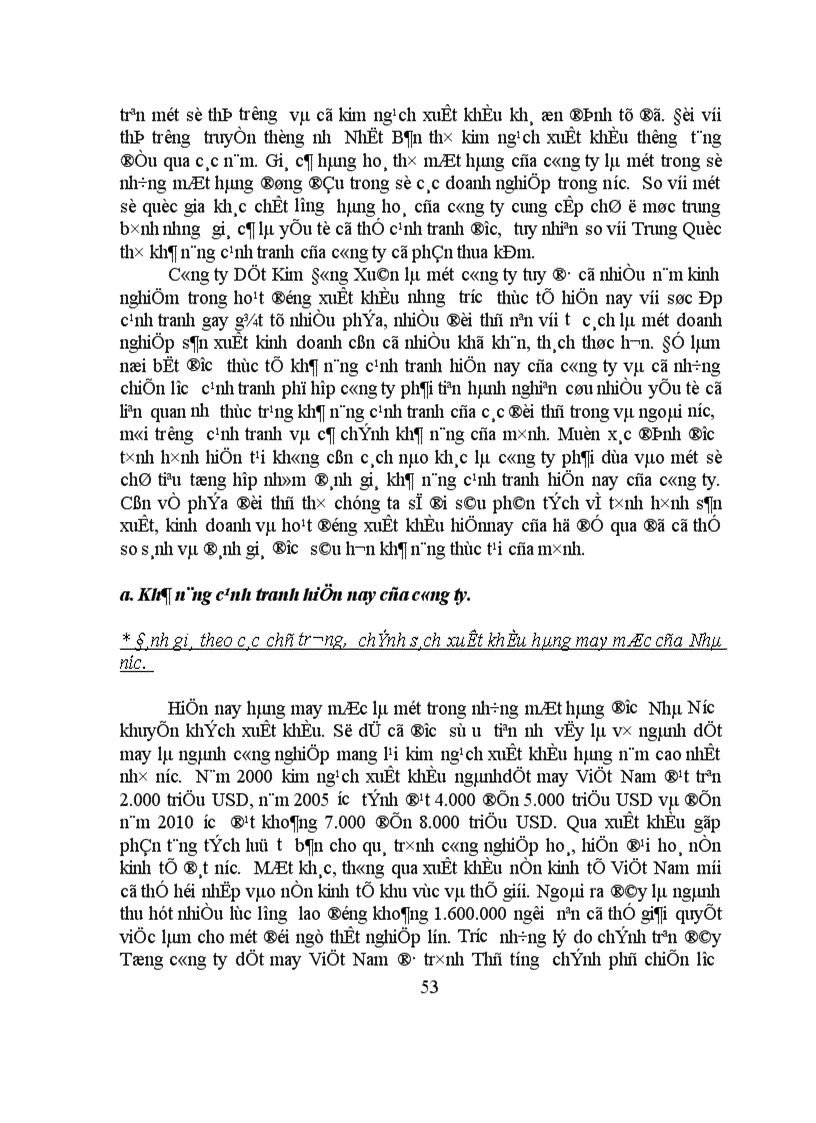 image for page Một số biện pháp nâng cao khả năng cạnh tranh hàng dệt kim trong hoạt động xuất khẩu của công ty Dệt Kim Đông Xuân 1