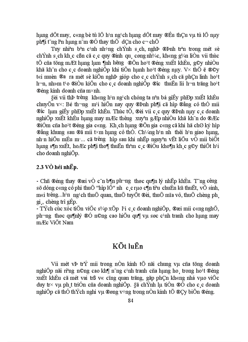 image for page Một số biện pháp nâng cao khả năng cạnh tranh hàng dệt kim trong hoạt động xuất khẩu của công ty Dệt Kim Đông Xuân 1