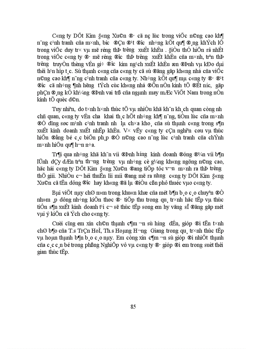 image for page Một số biện pháp nâng cao khả năng cạnh tranh hàng dệt kim trong hoạt động xuất khẩu của công ty Dệt Kim Đông Xuân 1