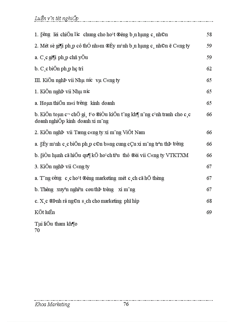 image for page Đẩy mạnh bán hàng cá nhân trong hoạt động tiêu thụ ở Công ty VTKTXM 1