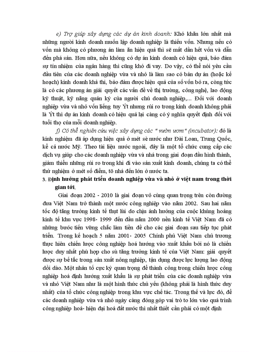 image for page Một số ý kiến về thực trạng và giải pháp phát triển các doanh nghiệp vừa và nhỏ ở việt nam trong thời kỳ công nghiệp hoá hiện đại hoá đất nước