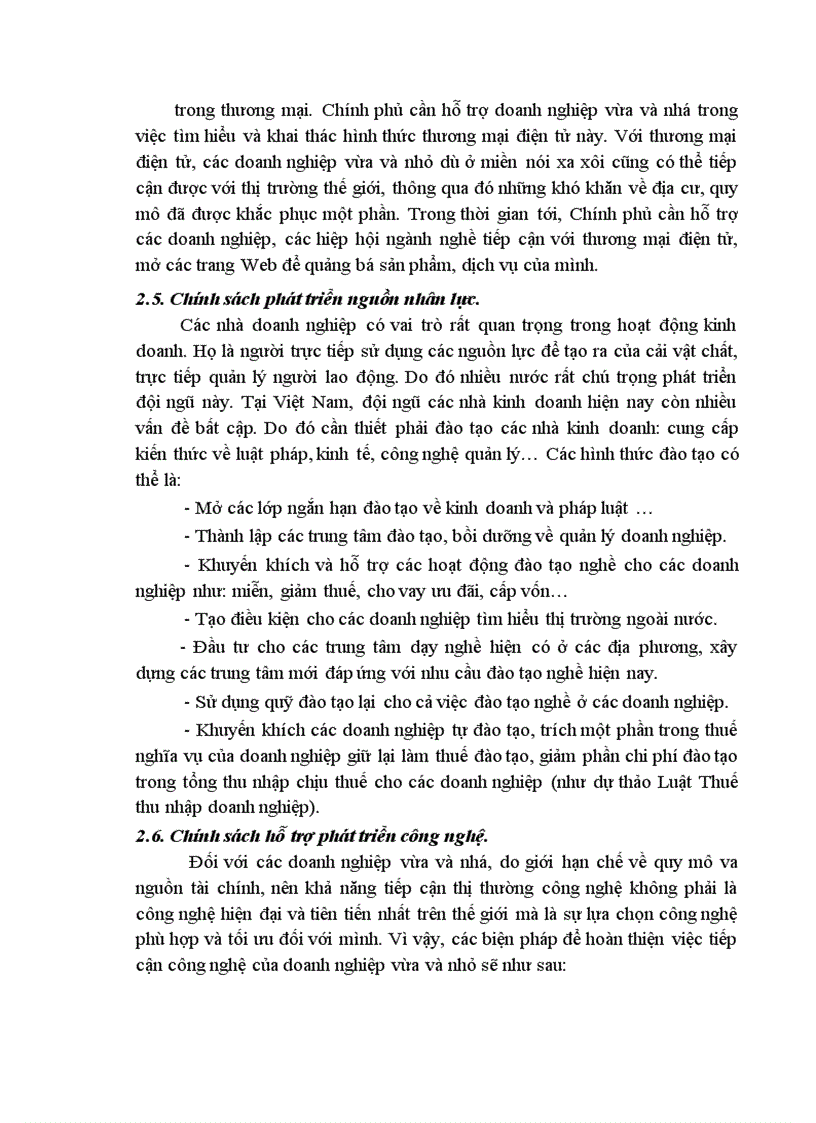 image for page Một số ý kiến về thực trạng và giải pháp phát triển các doanh nghiệp vừa và nhỏ ở việt nam trong thời kỳ công nghiệp hoá hiện đại hoá đất nước
