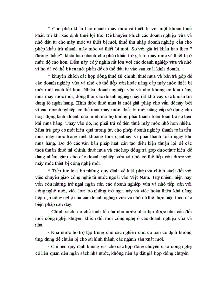 image for page Một số ý kiến về thực trạng và giải pháp phát triển các doanh nghiệp vừa và nhỏ ở việt nam trong thời kỳ công nghiệp hoá hiện đại hoá đất nước