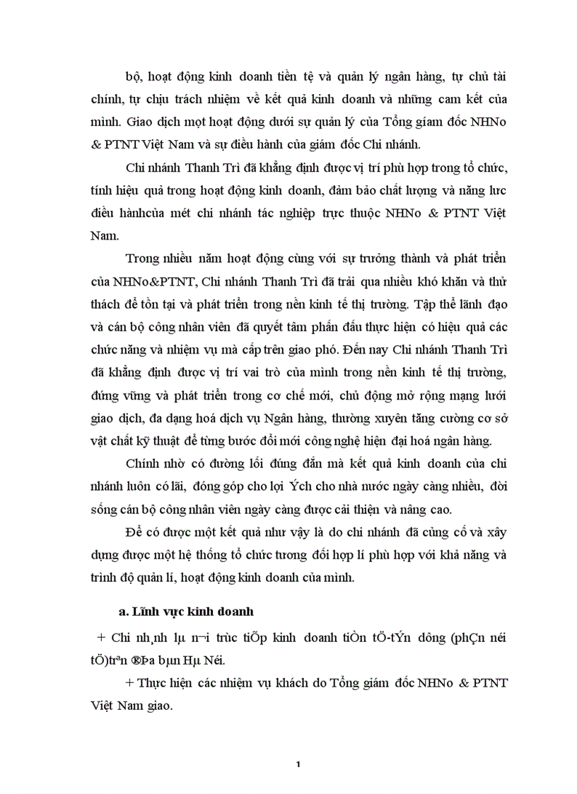 image for page Thiết kế hệ thống quản lý tiền gửi tiết kiệm cho ngân NHNo PTNT Việt Nam chi nhánh huyện Thanh Trì