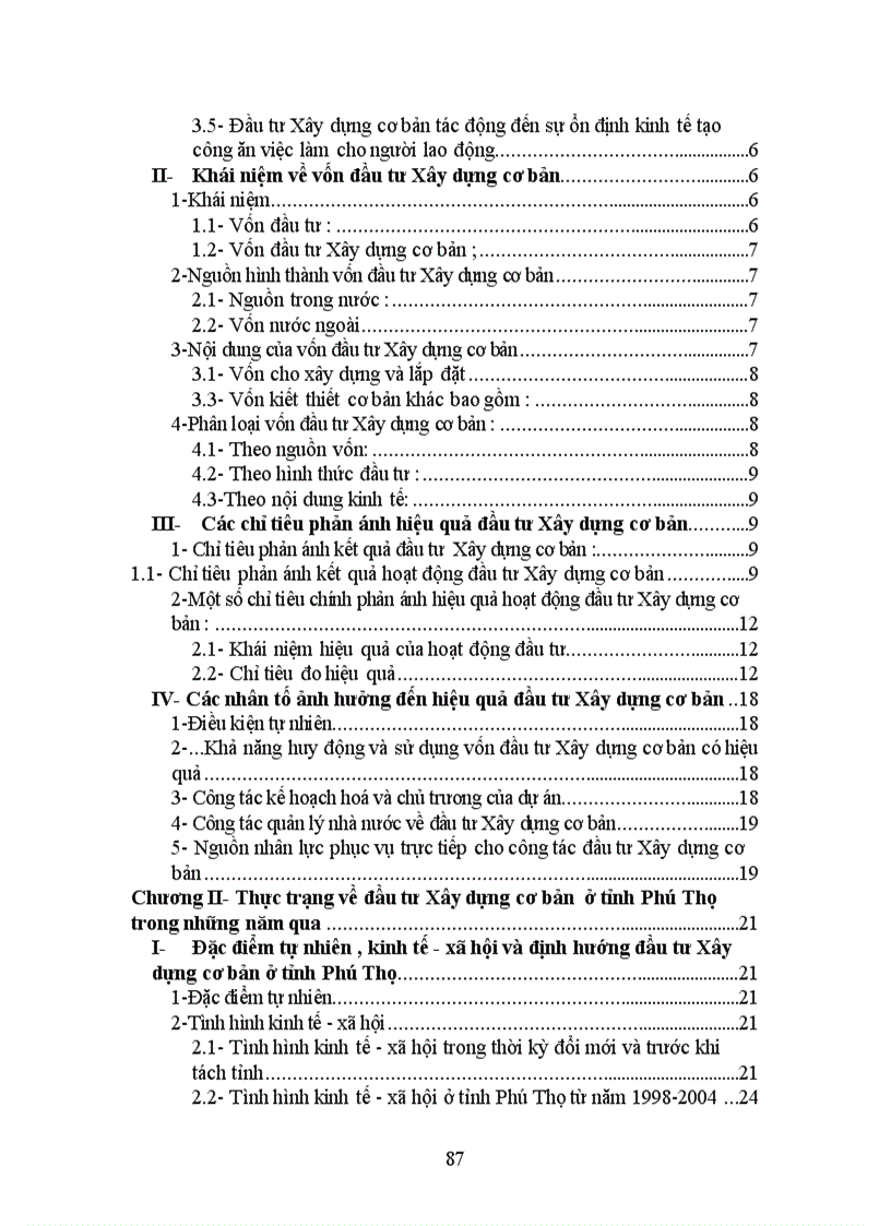 image for page Thực trạng và các giải pháp nâng cao hiệu quả đầu tư Xây dựng cơ bản ở tỉnh Phú Thọ những năm vừa qua 1