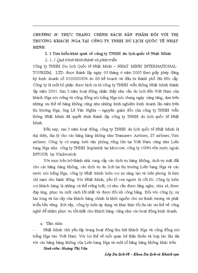 image for page Một số giải pháp hoàn thiện chính sách sản phẩm đối với thị trường khách Nga của công ty TNHH du lịch quốc tế Nhật Minh