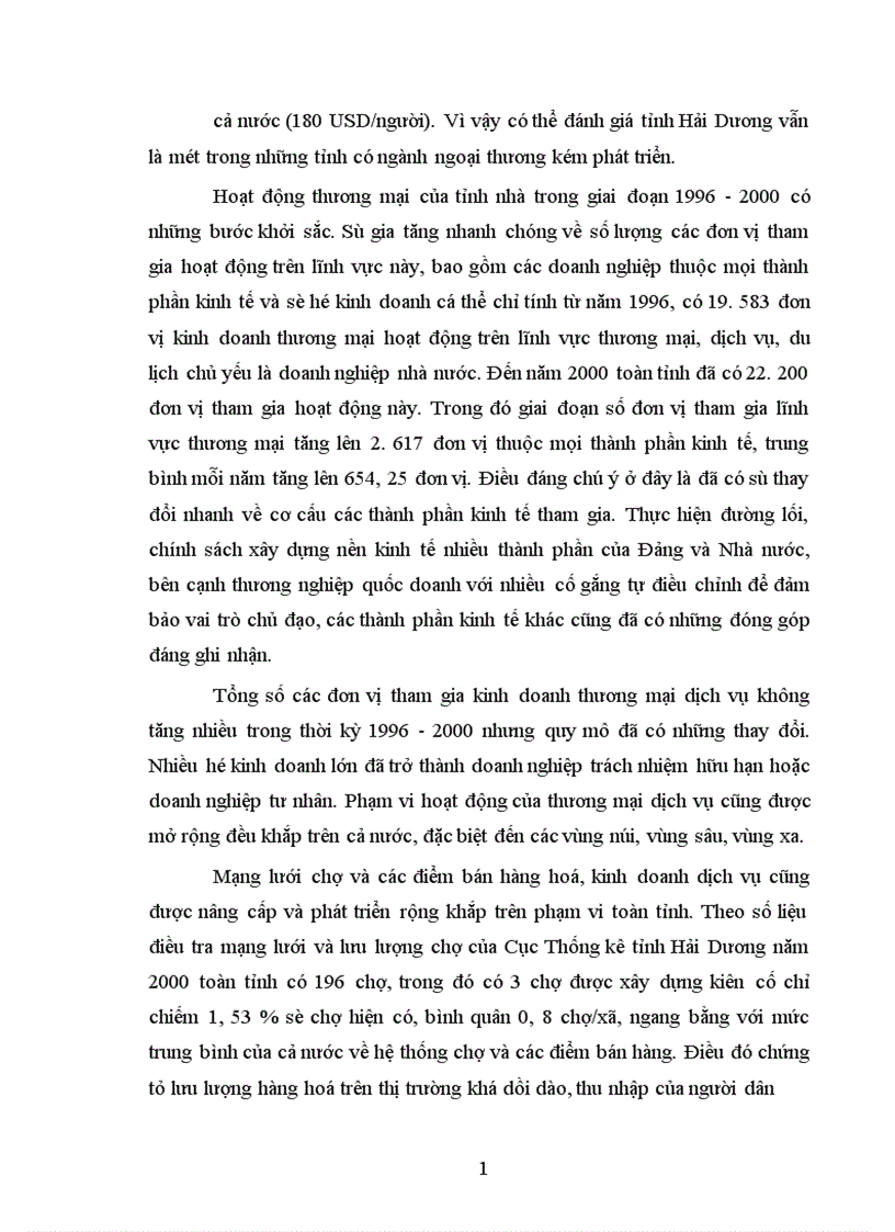 image for page áp dụng các phương pháp phân tích thống kê phân tích một số chỉ tiêu cơ bản phản ánh quá trình CNH HĐH nông nghiệp nông thôn ở Hải Dương