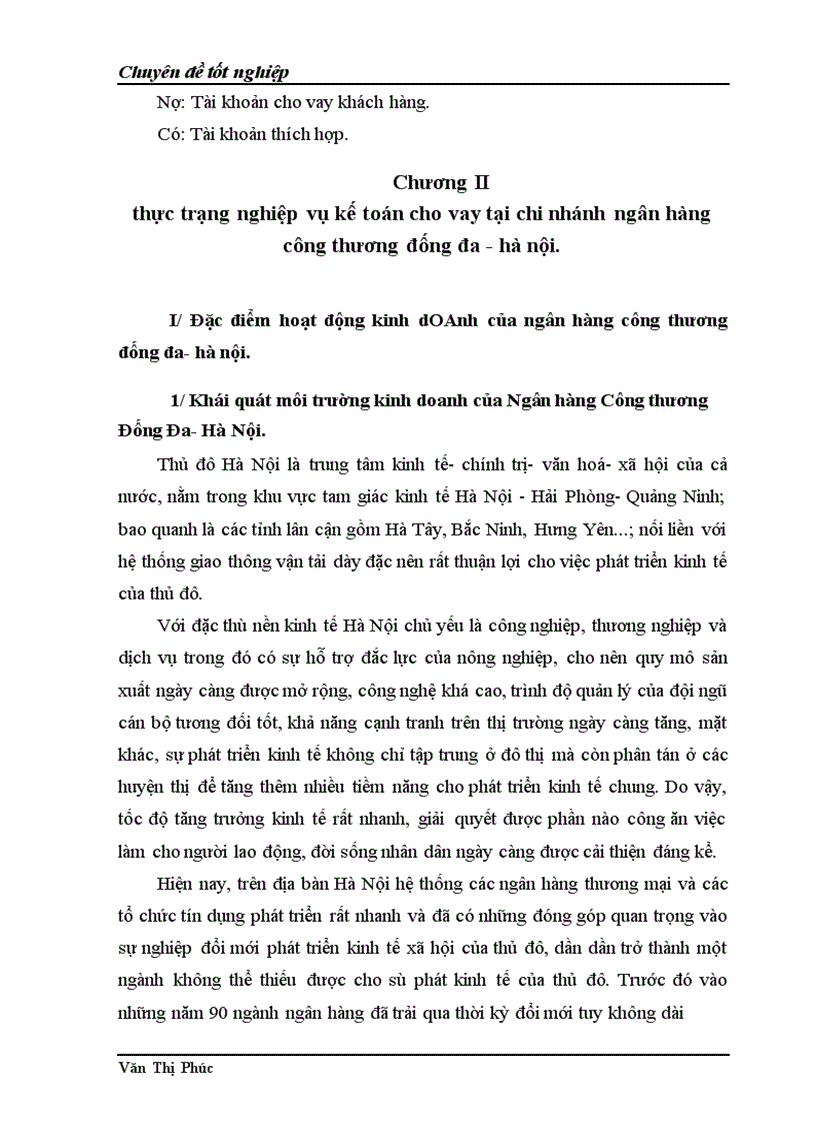 image for page Một số giải pháp nhằm hoàn thiện nghiệp vụ kế toán cho vay tại chi nhánh Ngân hàng Công thương Đống Đa Hà Nội 1