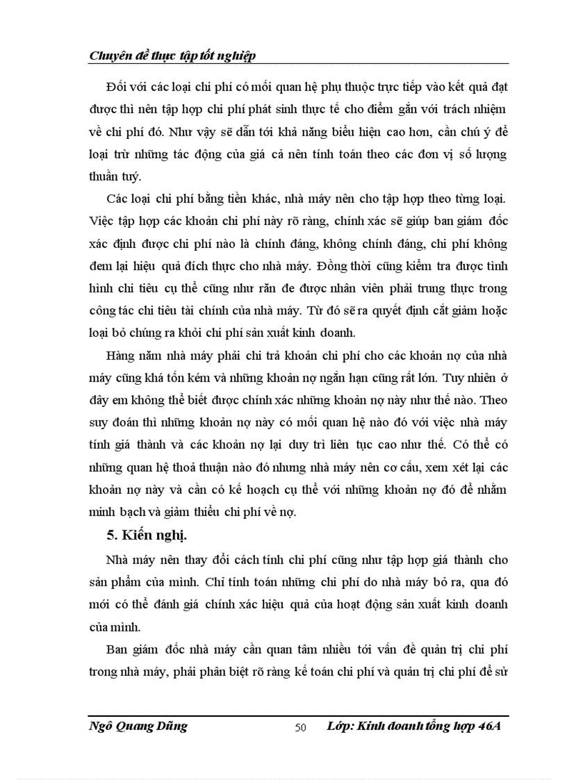 image for page Một số biện pháp làm giảm chi phí sản xuất kinh doanh nhằm nâng cao hiệu quả kinh doanh tại nhà máy da giầy Thái Bình 1