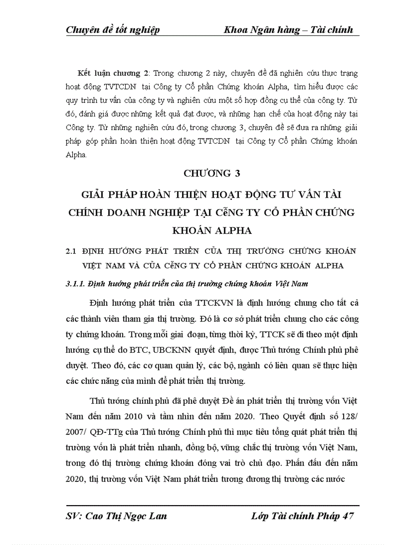 image for page Hoàn thiện hoạt động tư vấn tài chính doanh nghiệp tại Công ty Cổ phần Chứng khoán Alpha 1