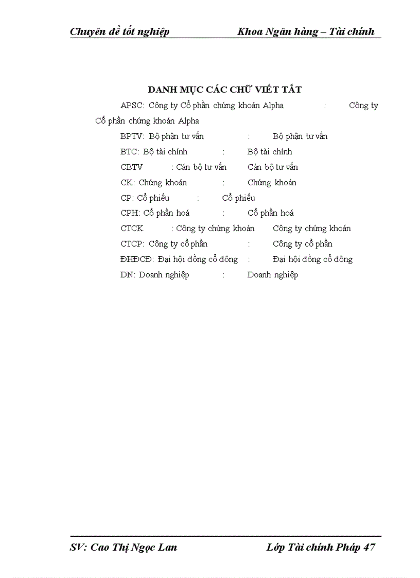 image for page Hoàn thiện hoạt động tư vấn tài chính doanh nghiệp tại Công ty Cổ phần Chứng khoán Alpha 1