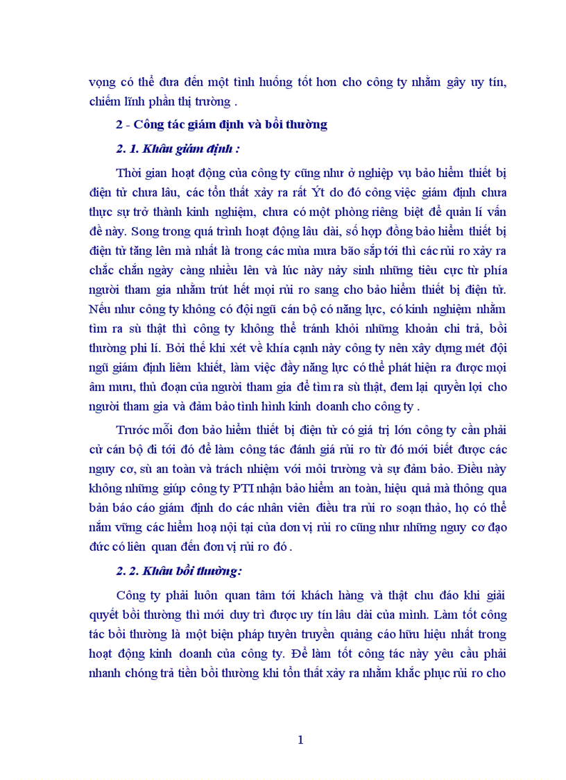 image for page Thực tế triển khai nghiệp vụ bảo hiểm thiết bị điện tử tại Công ty cổ phần bảo hiểm bưu điện 1