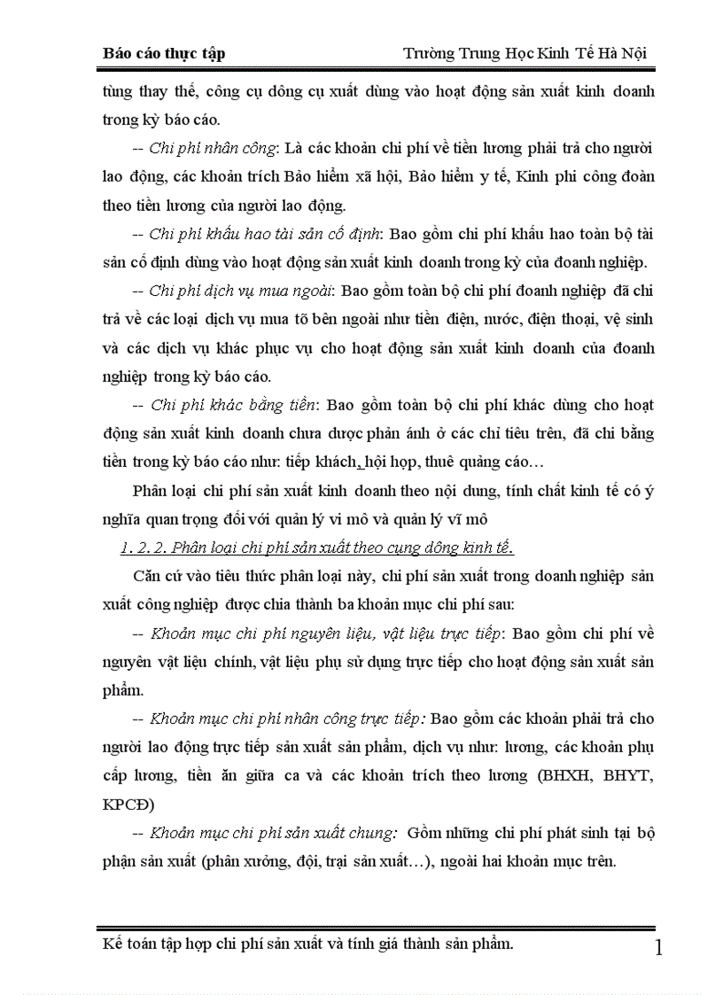 image for page Kế toán chi phí sản xuất và tính giá thành sản phẩm tại xí nghiệp X18 1