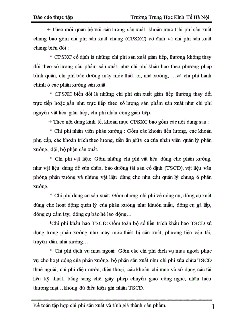 image for page Kế toán chi phí sản xuất và tính giá thành sản phẩm tại xí nghiệp X18 1