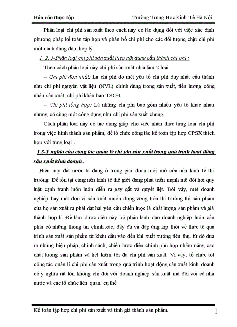 image for page Kế toán chi phí sản xuất và tính giá thành sản phẩm tại xí nghiệp X18 1