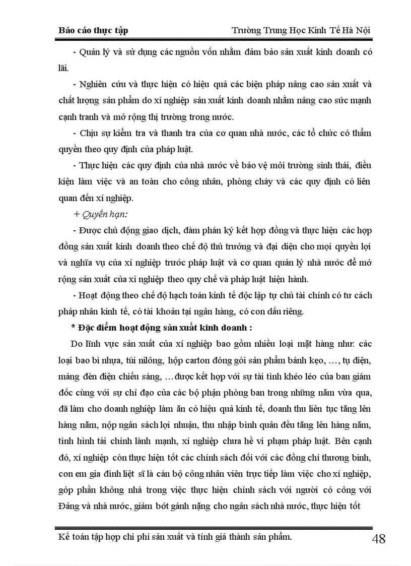 image for page Kế toán chi phí sản xuất và tính giá thành sản phẩm tại xí nghiệp X18 1