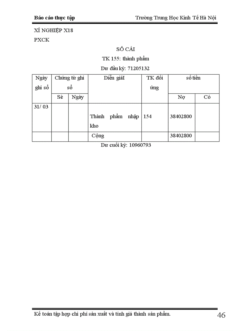 image for page Kế toán chi phí sản xuất và tính giá thành sản phẩm tại xí nghiệp X18 1