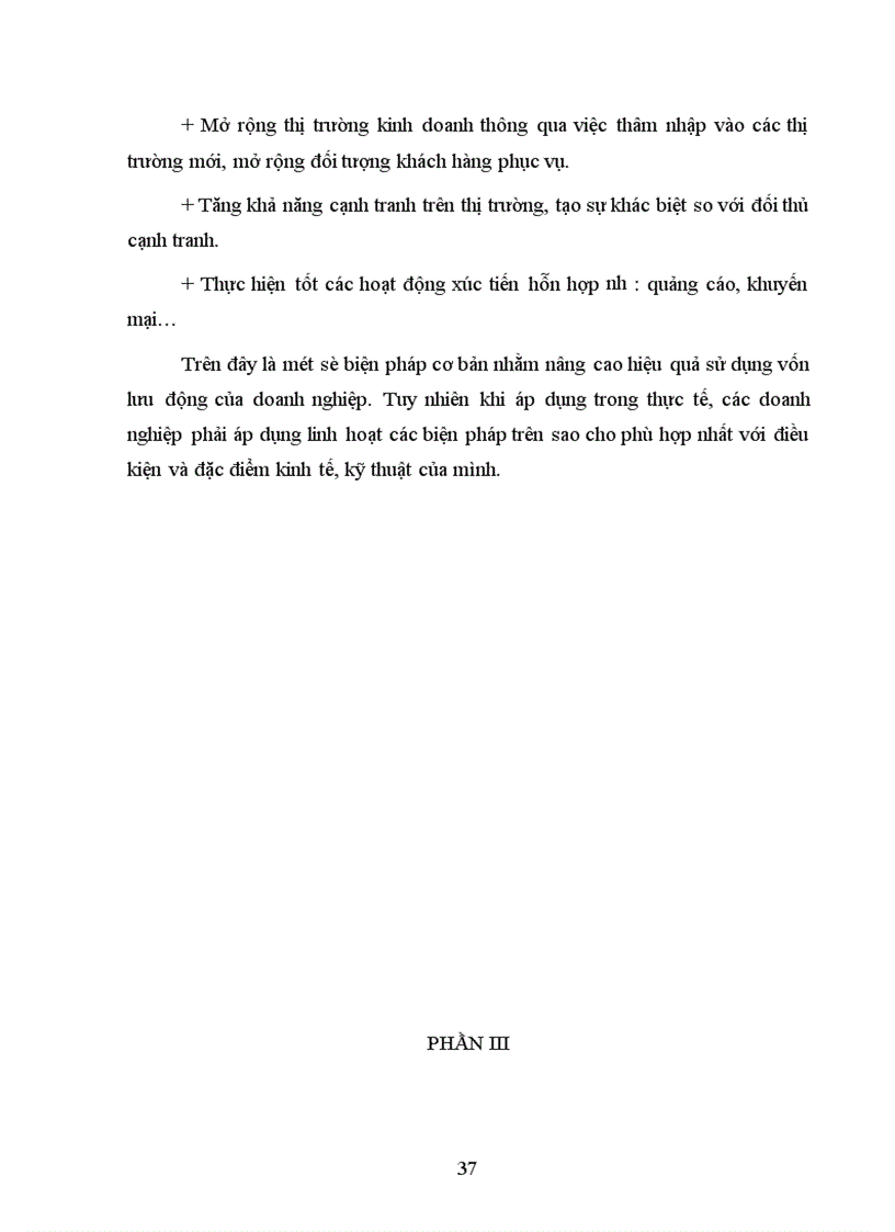 image for page Phân tích tình hình quản lý sử dụng vốn lưu động và đề xuất một số biện pháp nhằm nâng cao hiệu quả sử dụng vốn lưu động ở Xí nghiệp xây dựng công trình giao thông 1