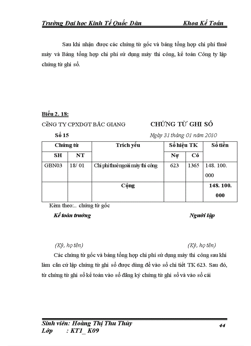 image for page Hoàn thiện kế toán chi phí sản xuất và tính giá thành sản phẩm xây lắp tại Công ty cổ phần xây dựng giao thông Bắc Giang 1