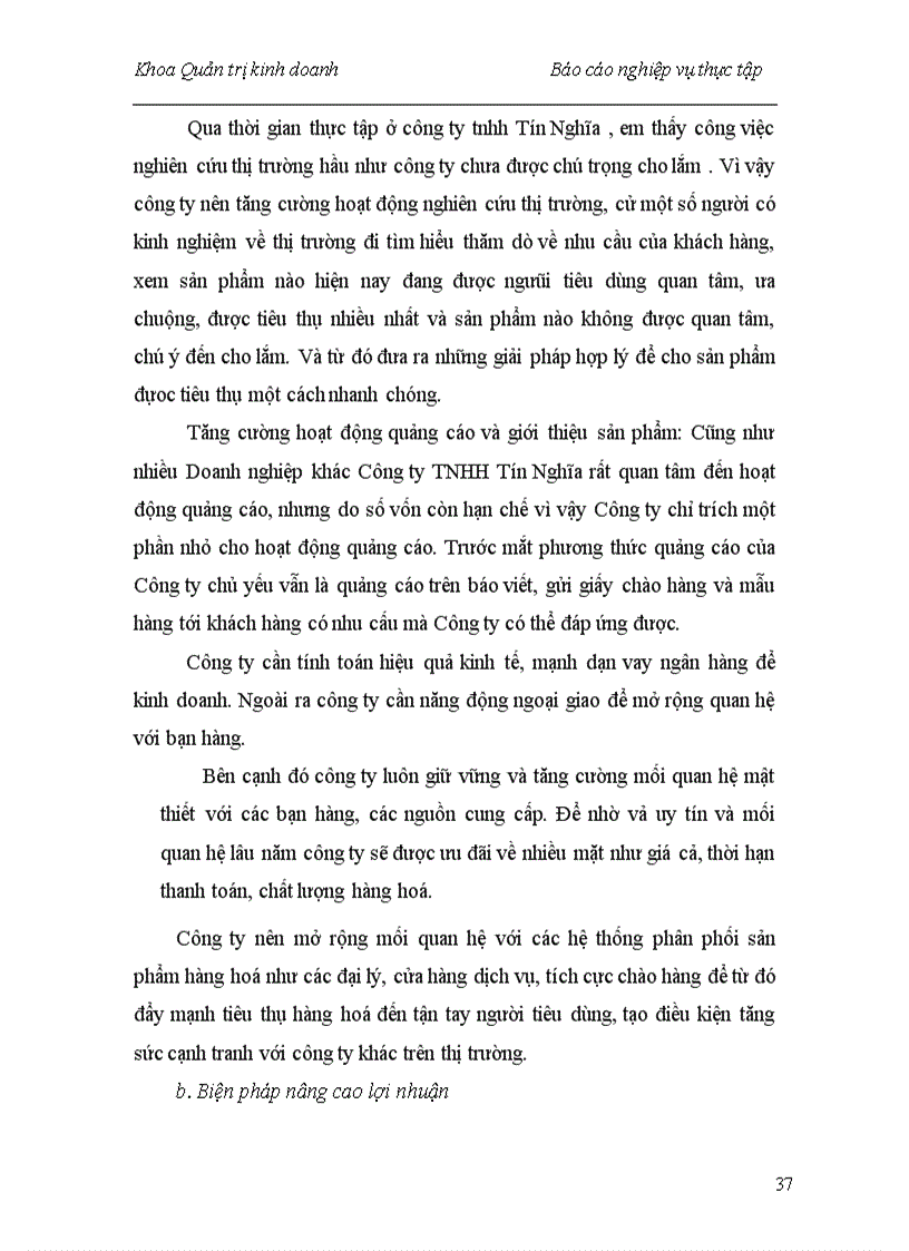 image for page Phân tích tình hình tiêu thụ sản phẩm của Công ty TNHH Tín Nghĩa năm 2008 1