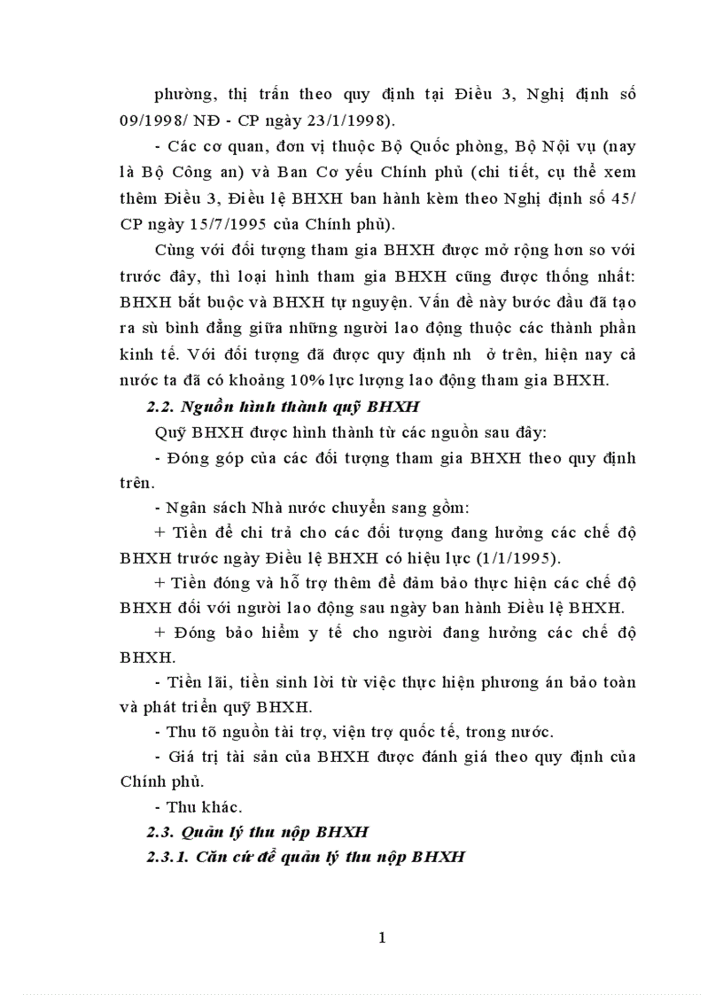 image for page Thực trạng thu nộp quỹ BHXH và một số biện pháp nhằm nâng cao hiệu quả thu nộp quỹ BHXH Việt Nam hiện nay 1
