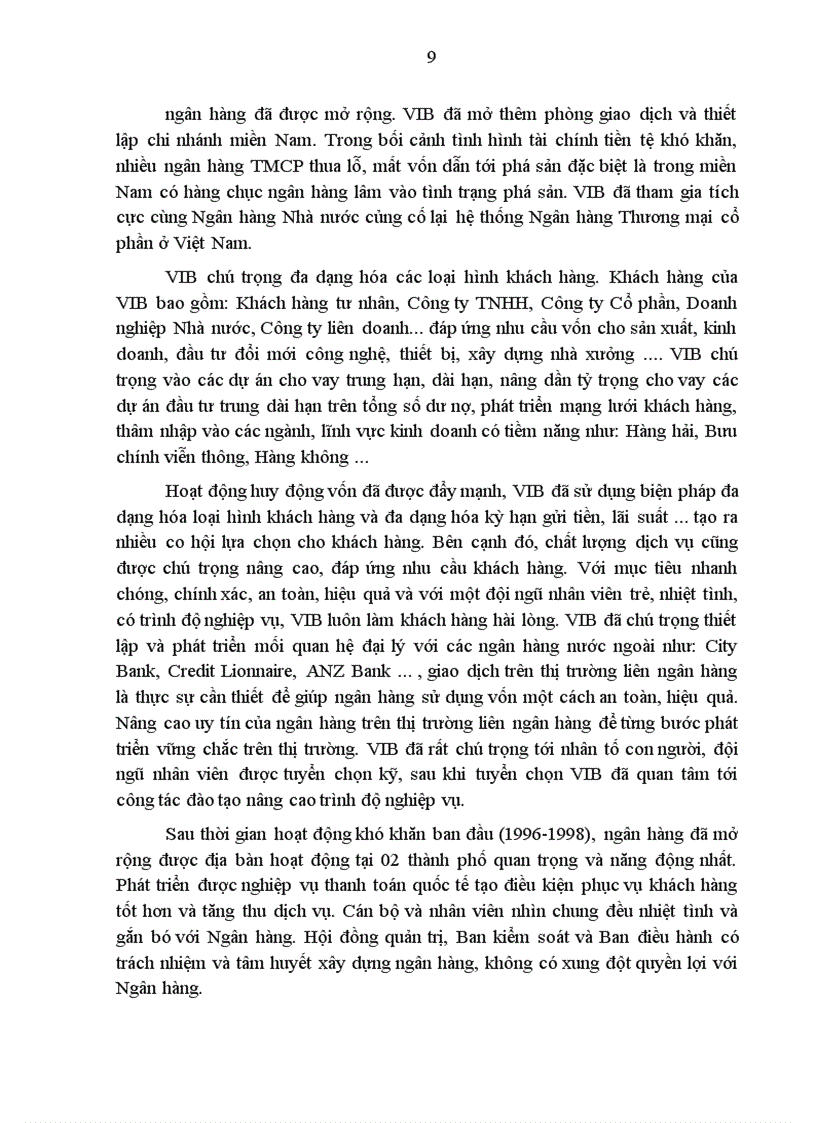 image for page Cung cấp một số dịch vụ cho các đối tác của VIB trên Internet 1