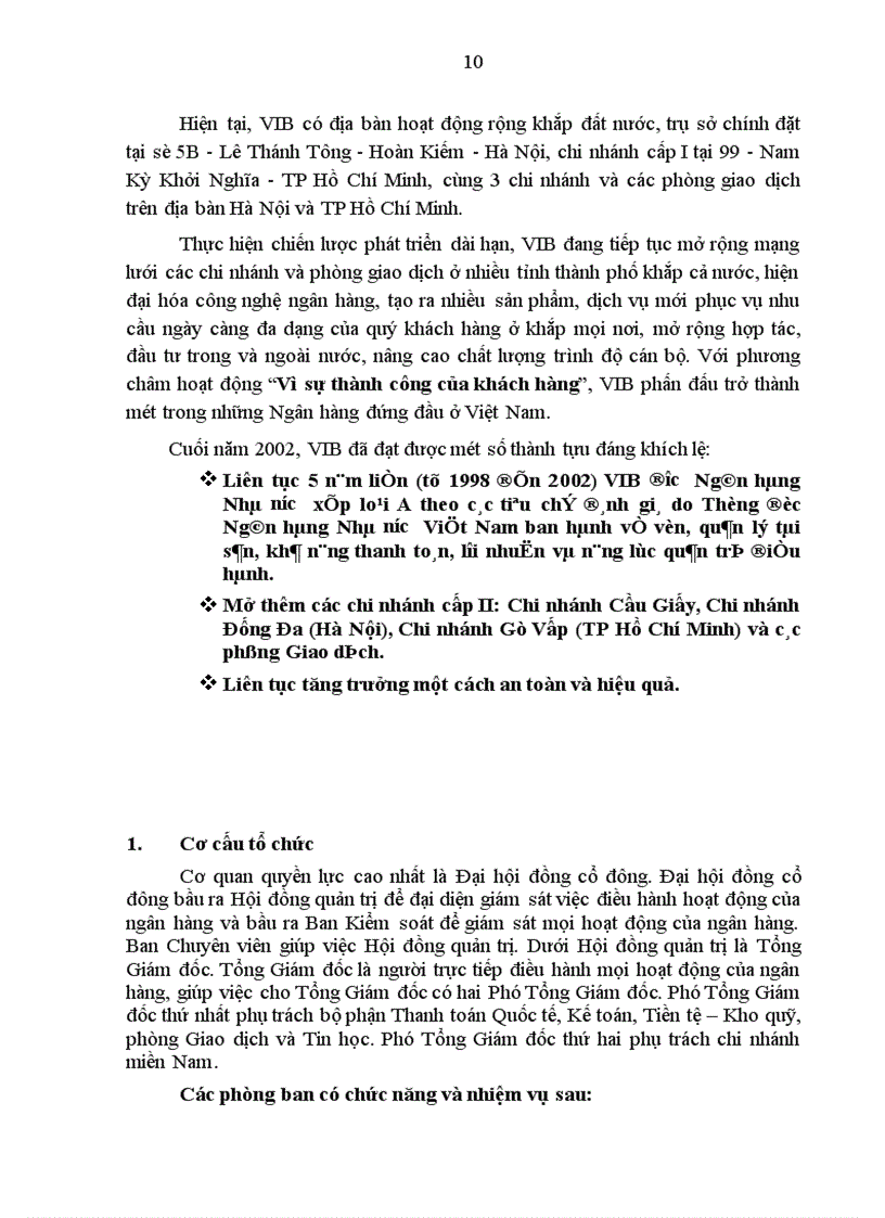 image for page Cung cấp một số dịch vụ cho các đối tác của VIB trên Internet 1