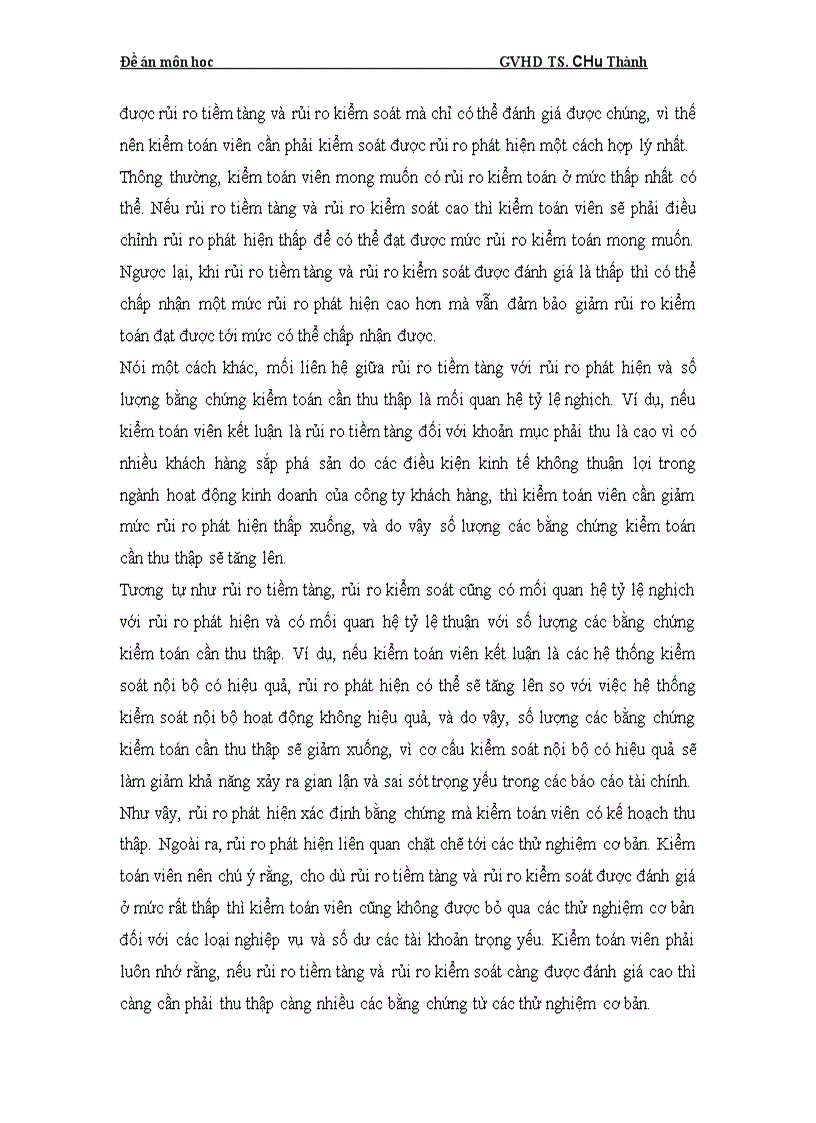 image for page Rủi ro kiểm toán và những loại hình cụ thể 1