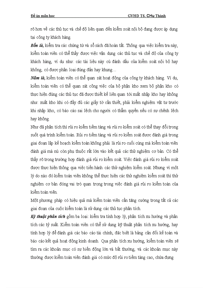 image for page Rủi ro kiểm toán và những loại hình cụ thể 1