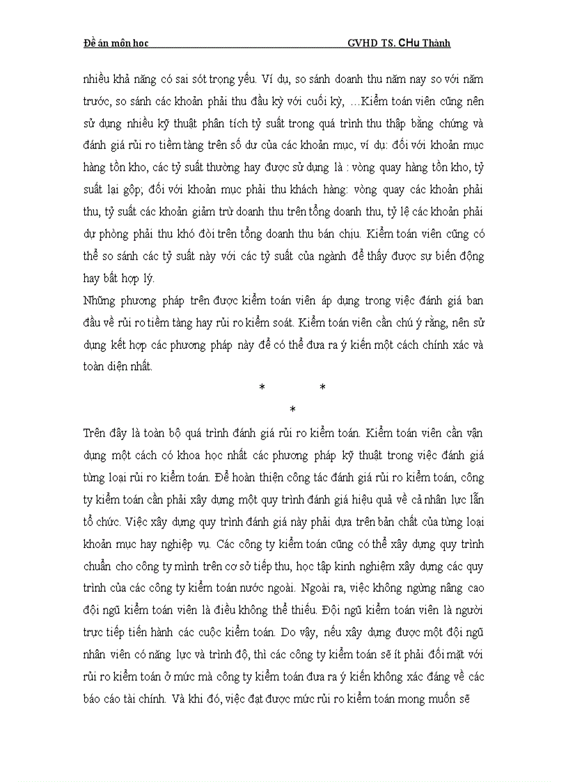 image for page Rủi ro kiểm toán và những loại hình cụ thể 1