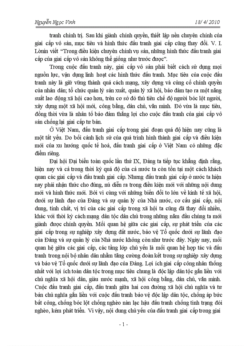 image for page Quan hệ giai cấp dân tộc và giai cấp nhân loại