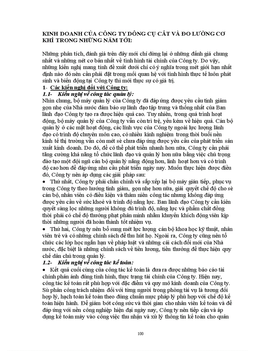 image for page Phân tích tình hình tài chính thông qua hệ thống báo cáo tài chính kế toán và các biện pháp nâng cao hiệu quả sử dụng vốn kinh doanh tại Công ty Dụng cụ cắt và Đo lường cơ khí 1