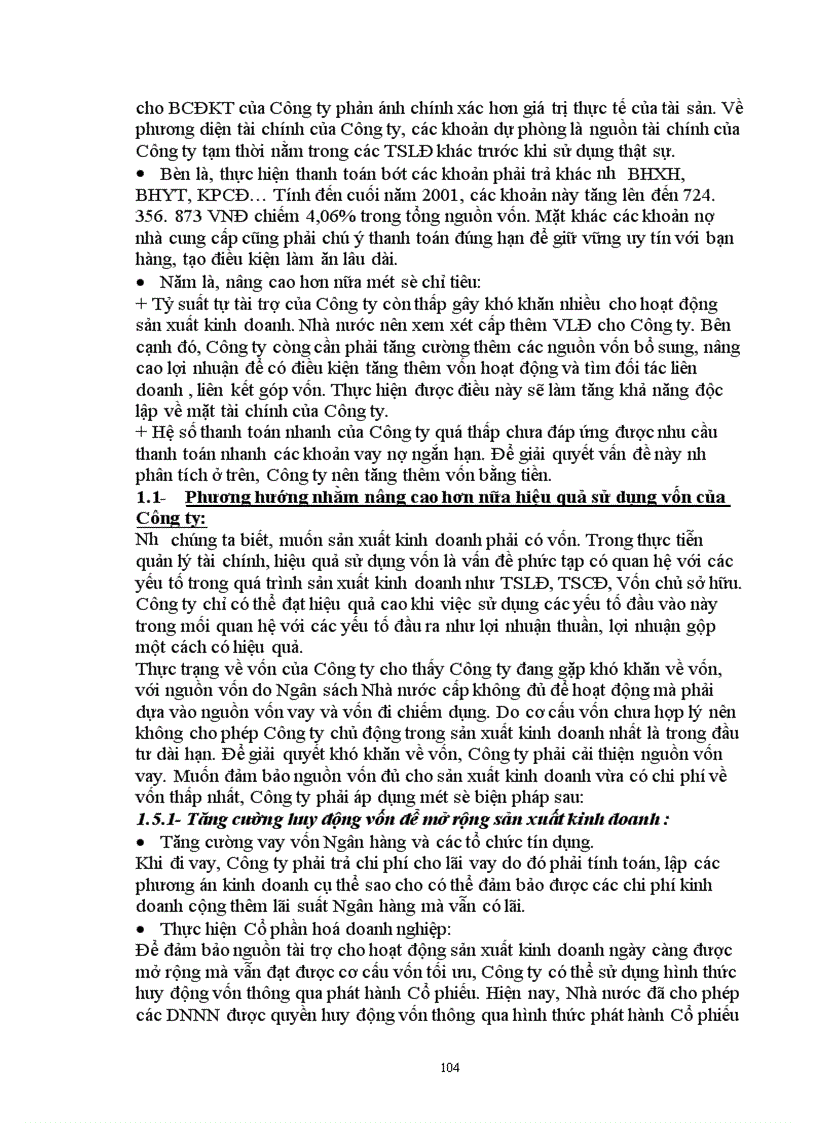 image for page Phân tích tình hình tài chính thông qua hệ thống báo cáo tài chính kế toán và các biện pháp nâng cao hiệu quả sử dụng vốn kinh doanh tại Công ty Dụng cụ cắt và Đo lường cơ khí 1