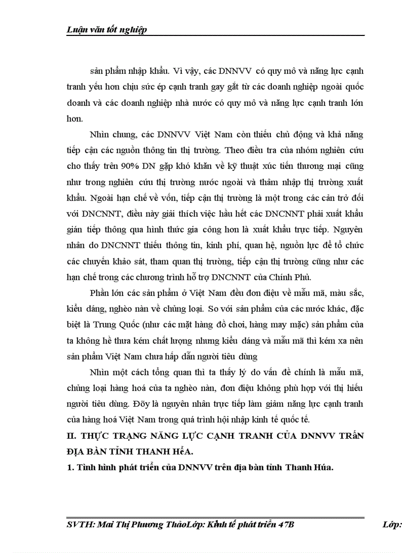 image for page Nâng cao khả năng cạnh tranh các doanh nghiệp nhỏ và vừa trên địa bàn tỉnh Thanh Hóa giai đoạn 2009 2015 1