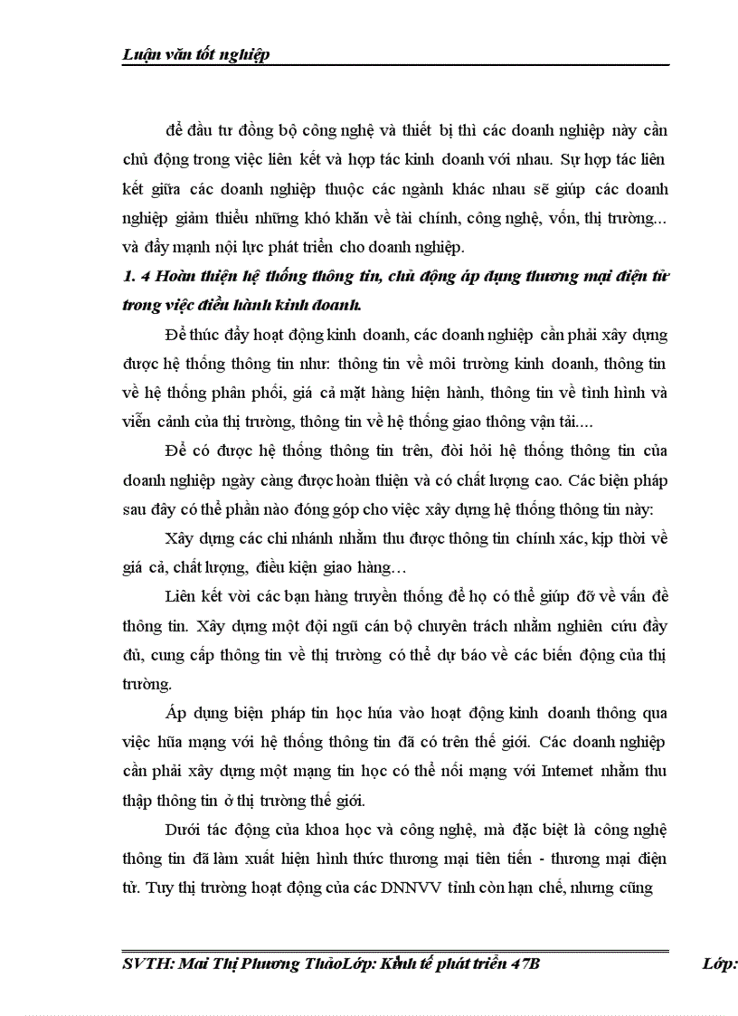 image for page Nâng cao khả năng cạnh tranh các doanh nghiệp nhỏ và vừa trên địa bàn tỉnh Thanh Hóa giai đoạn 2009 2015 1