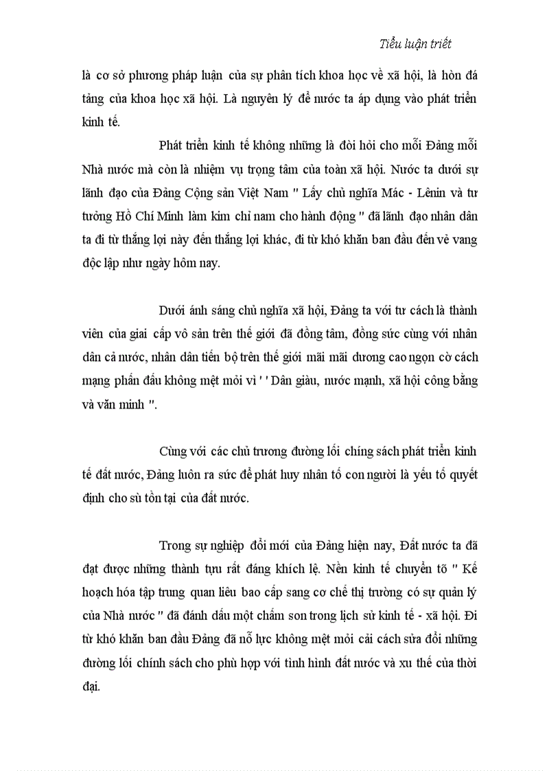 image for page Học thuyết Mac về hình thái kinh tế xã hội và sự vận dụng của đảng ta trong thời kì đổi mới gắn với hoạt động ngân hàng 1