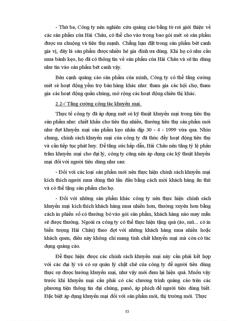 image for page Một số biện pháp nhằm nâng cao khả năng cạnh tranh của Công ty bánh kẹo Hải châu 1