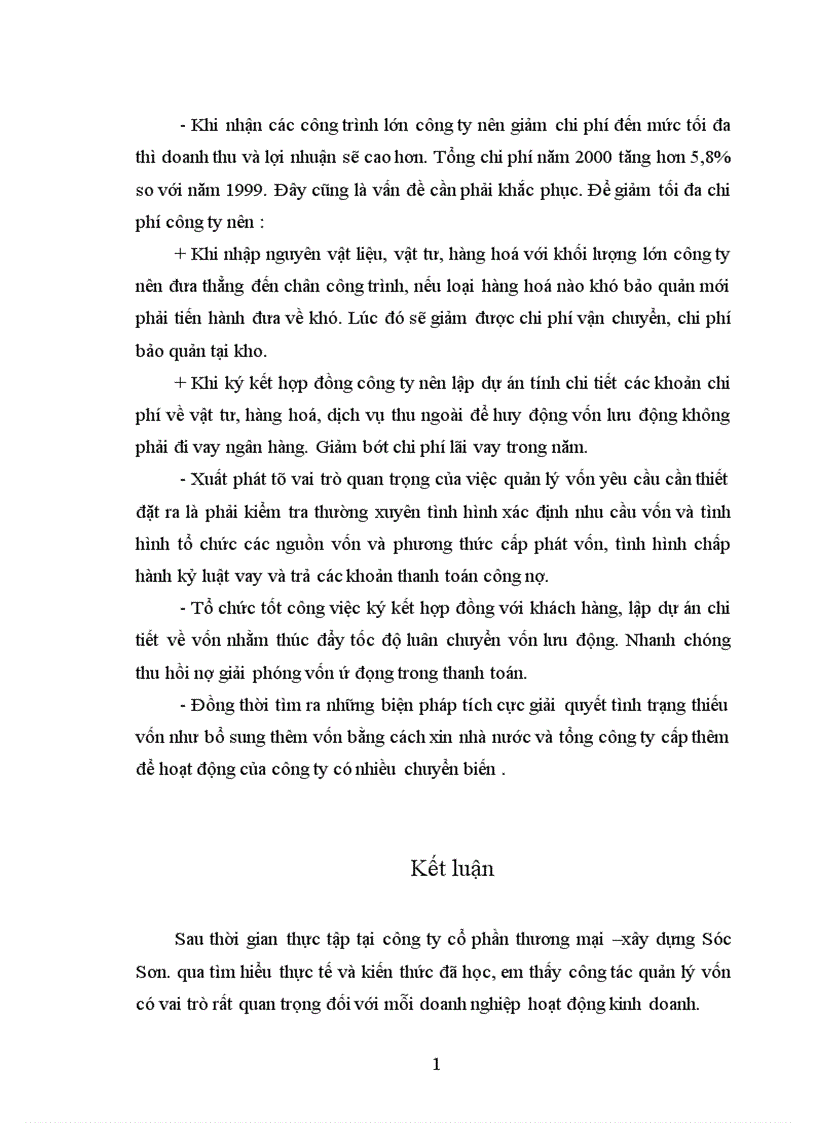 image for page Tổ chức công tác quản lý vốn lưu động trong công ty thương mại xây dựng Sóc Sơn 1