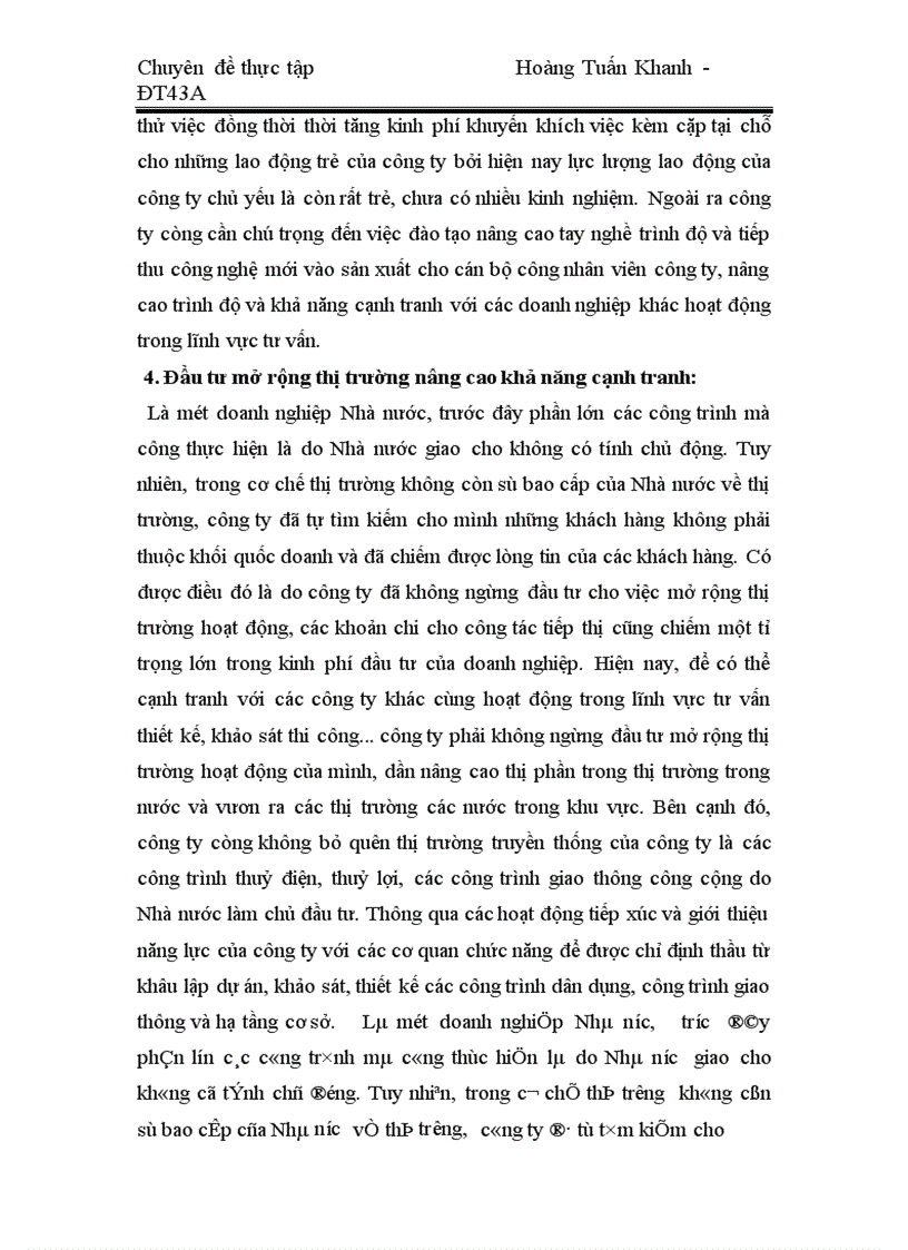 image for page Đầu tư nâng cao năng lực sản xuất kinh doanh ở công ty cổ phần tư vấn xây dựng Sông Đà 1