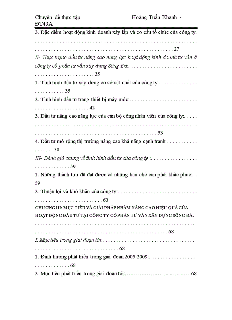 image for page Đầu tư nâng cao năng lực sản xuất kinh doanh ở công ty cổ phần tư vấn xây dựng Sông Đà 1