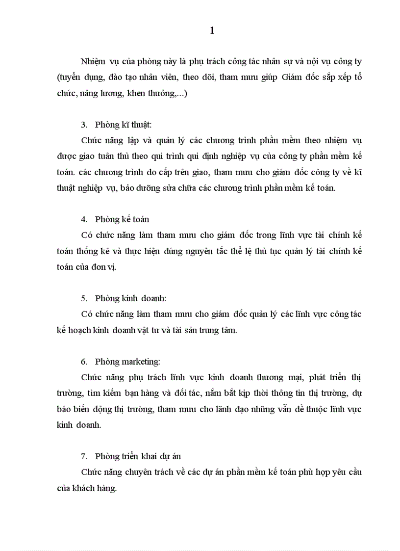 áp dụng tin học vào chương trình quản lý nhân sự cho công ty phần mềm kế toán ASIA 1