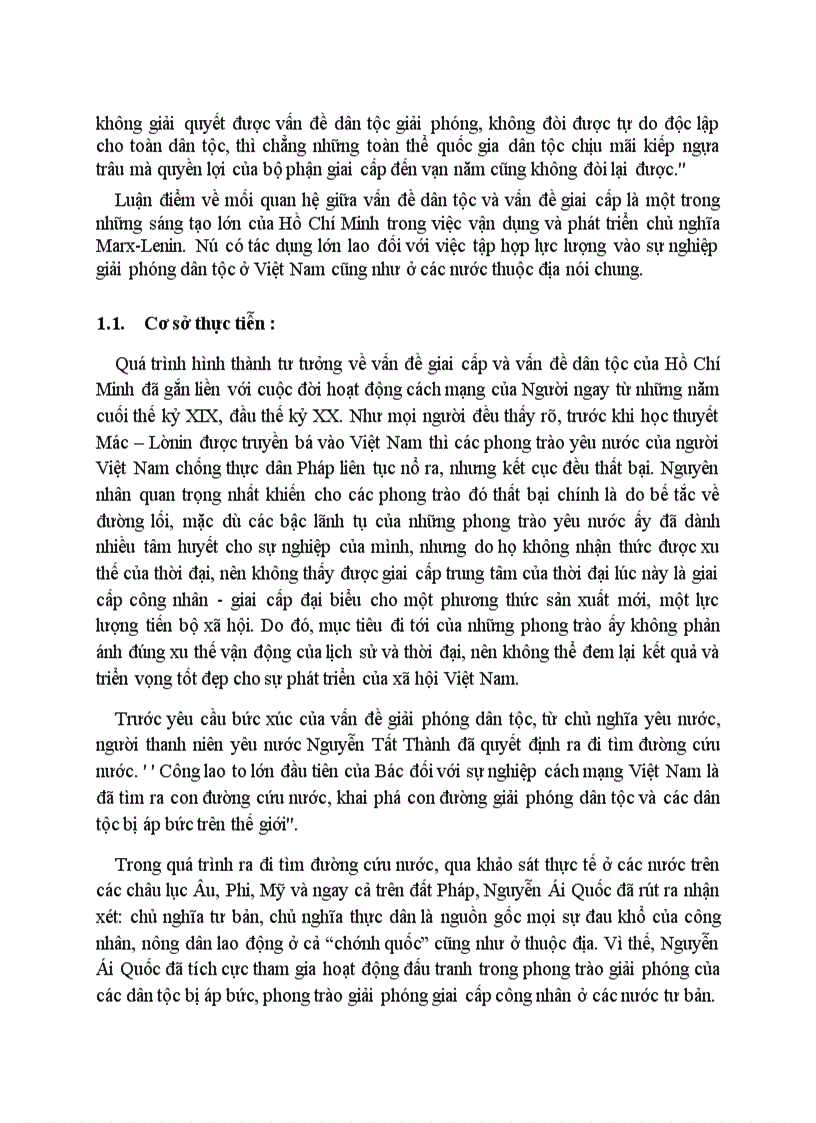 image for page Quan điểm cơ bản của Hồ Chí Minh về mối quan hệ giữa vấn đề dân tộc và giai cấp trong thời đại ngày nay