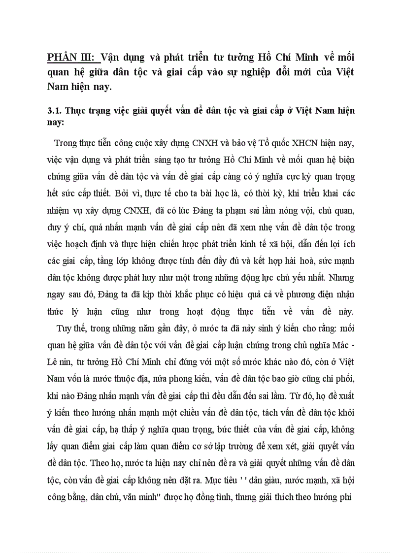 image for page Quan điểm cơ bản của Hồ Chí Minh về mối quan hệ giữa vấn đề dân tộc và giai cấp trong thời đại ngày nay