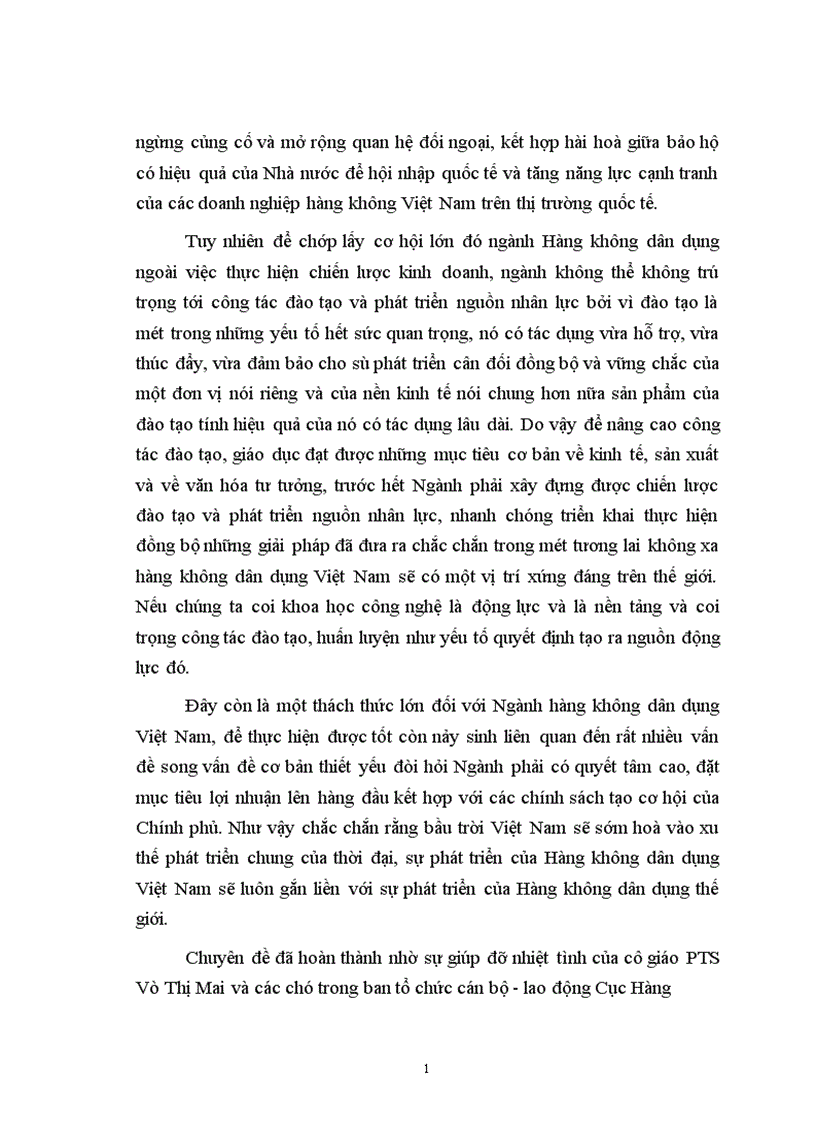 image for page Hiệu quả công tác đào tạo và phát triển nguồn nhân lực của ngành Hàng không dân dụng Việt Nam