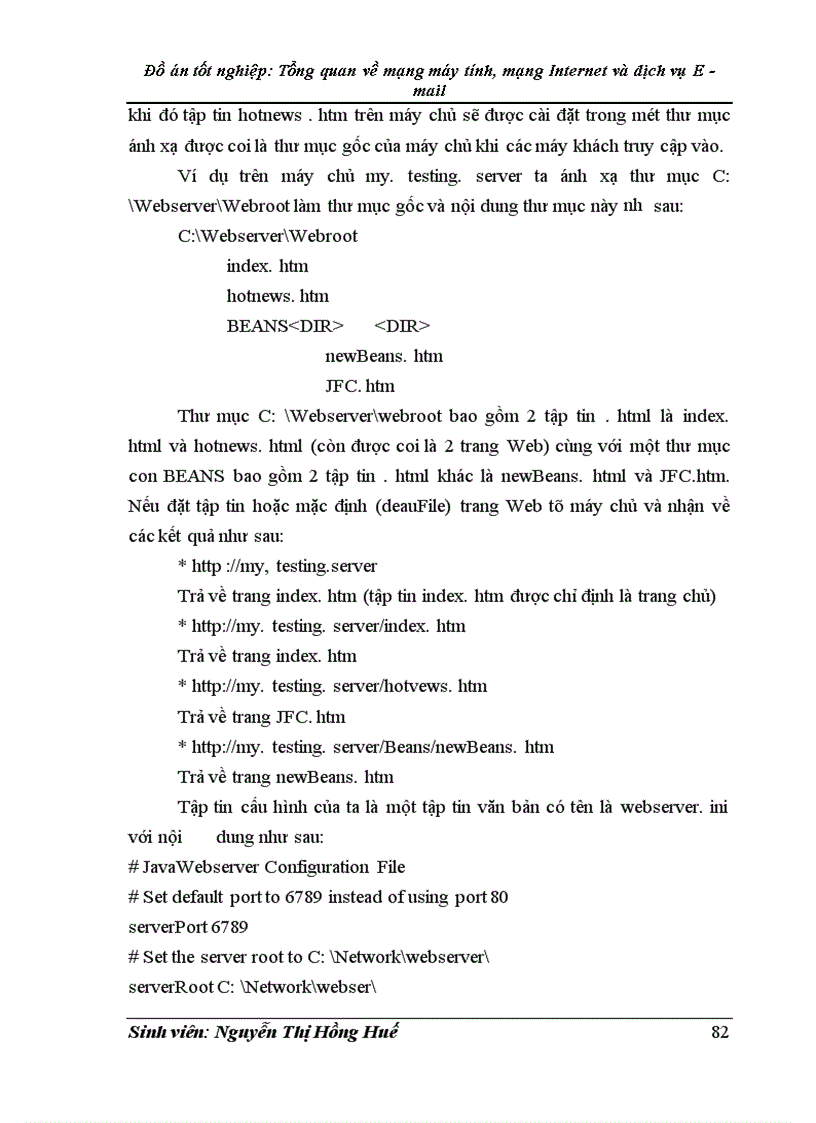 image for page Tổng quan về mạng máy tính mạng Internet và dịch vụ E mail