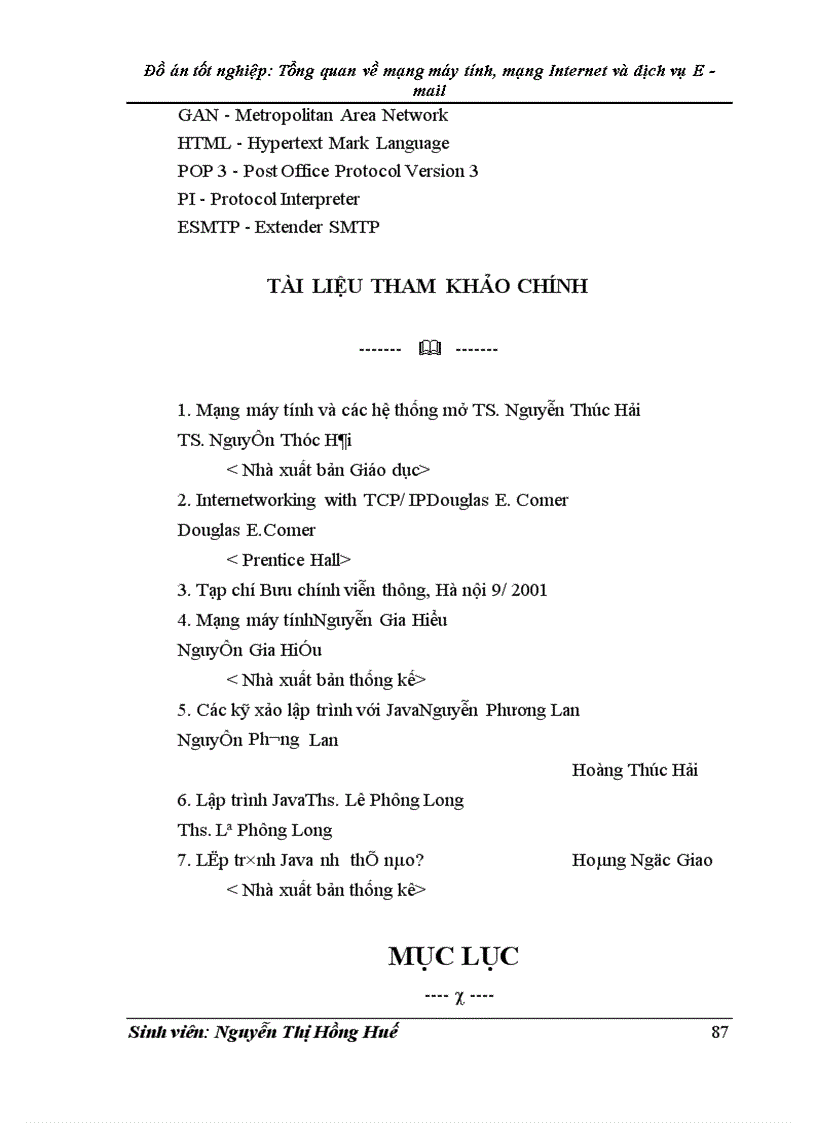 image for page Tổng quan về mạng máy tính mạng Internet và dịch vụ E mail