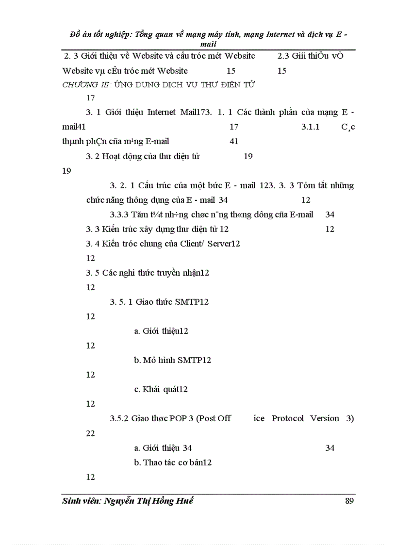 image for page Tổng quan về mạng máy tính mạng Internet và dịch vụ E mail